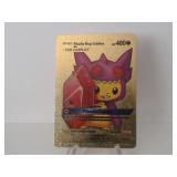 Pokemon Rare Gold Pikachu Mega Sableye