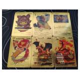 Pokemon Rare Gold Foil Cards Lot