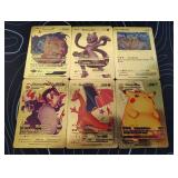 Pokemon Rare Gold Foil Cards Lot