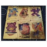 Pokemon Rare Gold Foil Cards Lot