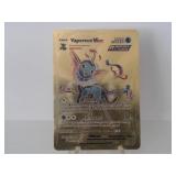 Pokemon Rare Gold Vaporeon Vmax