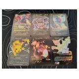 Pokemon Rare Black Foil Cards Lot
