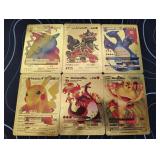 Pokemon Rare Gold Foil Cards Lot