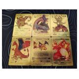 Pokemon Rare Gold Foil Cards Lot