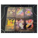 Pokemon Rare Black Foil Cards Lot
