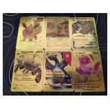 Pokemon Rare Gold Foil Cards Lot