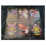 Pokemon Rare Black Foil Cards Lot