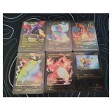 Pokemon Rare Black Foil Cards Lot