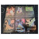 Pokemon Rare Black Foil Cards Lot