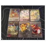 Pokemon Rare Black Foil Cards Lot