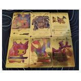 Pokemon Rare Gold Foil Cards Lot
