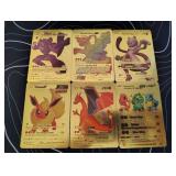 Pokemon Rare Gold Foil Cards Lot