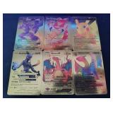 Pokemon Rare Gold Foil Cards Lot