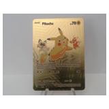 Pokemon Card Rare Gold Pikachu
