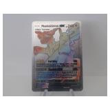 Pokemon Rare silver Pikachu & Zekrom GX Rainbow