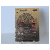 Pokemon Rare Gold Golem EX