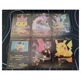 Pokemon Rare Black Foil Cards Lot