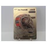Pokemon Rare Gold Iron Treads EX