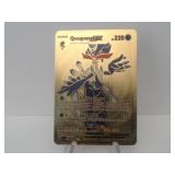 Pokemon Rare Gold Quaquaval EX