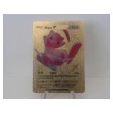 Pokemon Rare Gold Mew V