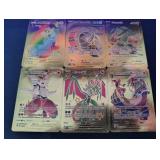 Pokemon Rare Gold Foil Cards Lot