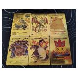 Pokemon Rare Gold Foil Cards Lot
