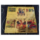 Pokemon Rare Gold Foil Cards Lot