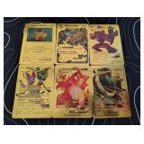 Pokemon Rare Gold Foil Cards Lot
