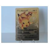 Pokemon Rare Gold Pikachu V