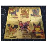 Pokemon Rare Gold Foil Cards Lot