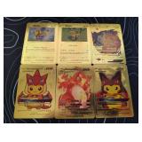 Pokemon Rare Gold Foil Cards Lot
