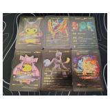 Pokemon Rare Black Foil Cards Lot