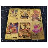 Pokemon Rare Gold Foil Cards Lot