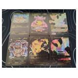 Pokemon Rare Black Foil Cards Lot