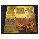 Pokemon Rare Gold Foil Cards Lot