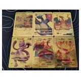 Pokemon Rare Gold Foil Cards Lot