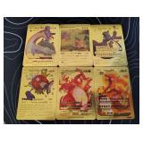 Pokemon Rare Gold Foil Cards Lot