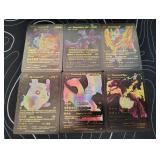 Pokemon Rare Black Foil Cards Lot