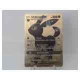 Pokemon Rare Gold Umbreon GX