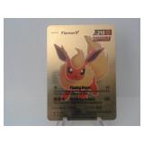 Pokemon Rare Gold Flareon V