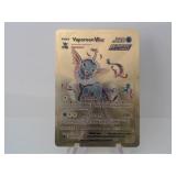 Pokemon Rare Gold Vaporeon Vmax