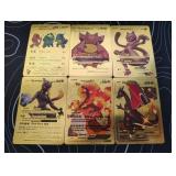 Pokemon Rare Gold Foil Cards Lot
