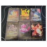 Pokemon Rare Black Foil Cards Lot