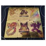 Pokemon Rare Gold Foil Cards Lot