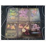 Pokemon Rare Black Foil Cards Lot