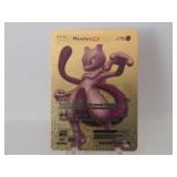 Pokemon Rare Gold Mewtwo EX