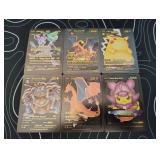 Pokemon Rare Black Foil Cards Lot
