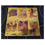 Pokemon Rare Gold Foil Cards Lot