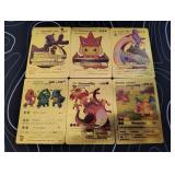 Pokemon Rare Gold Foil Cards Lot