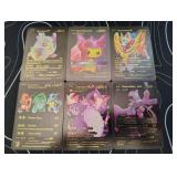 Pokemon Rare Black Foil Cards Lot